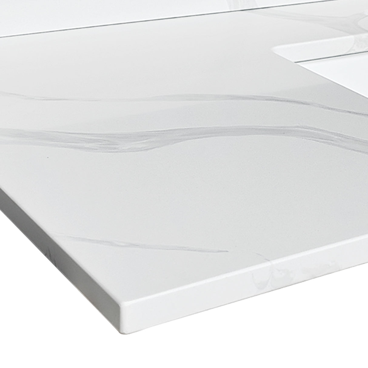 43-inch Quartz Bathroom Vanity Top with Undermount Single Bowl Sink