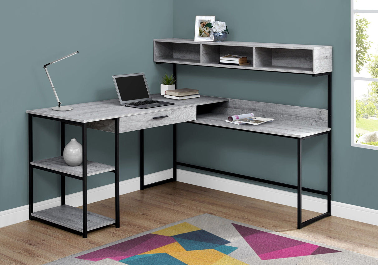 Computer Desk, Home Office, Corner, Storage Drawers, L Shape, Laptop, Contemporary & Modern - Best Buy Furniture