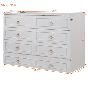 Murphy Bed With Large Drawers And Stylish Design