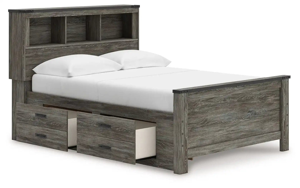 Frandern - Bookcase Panel Bed - Best Buy Furniture