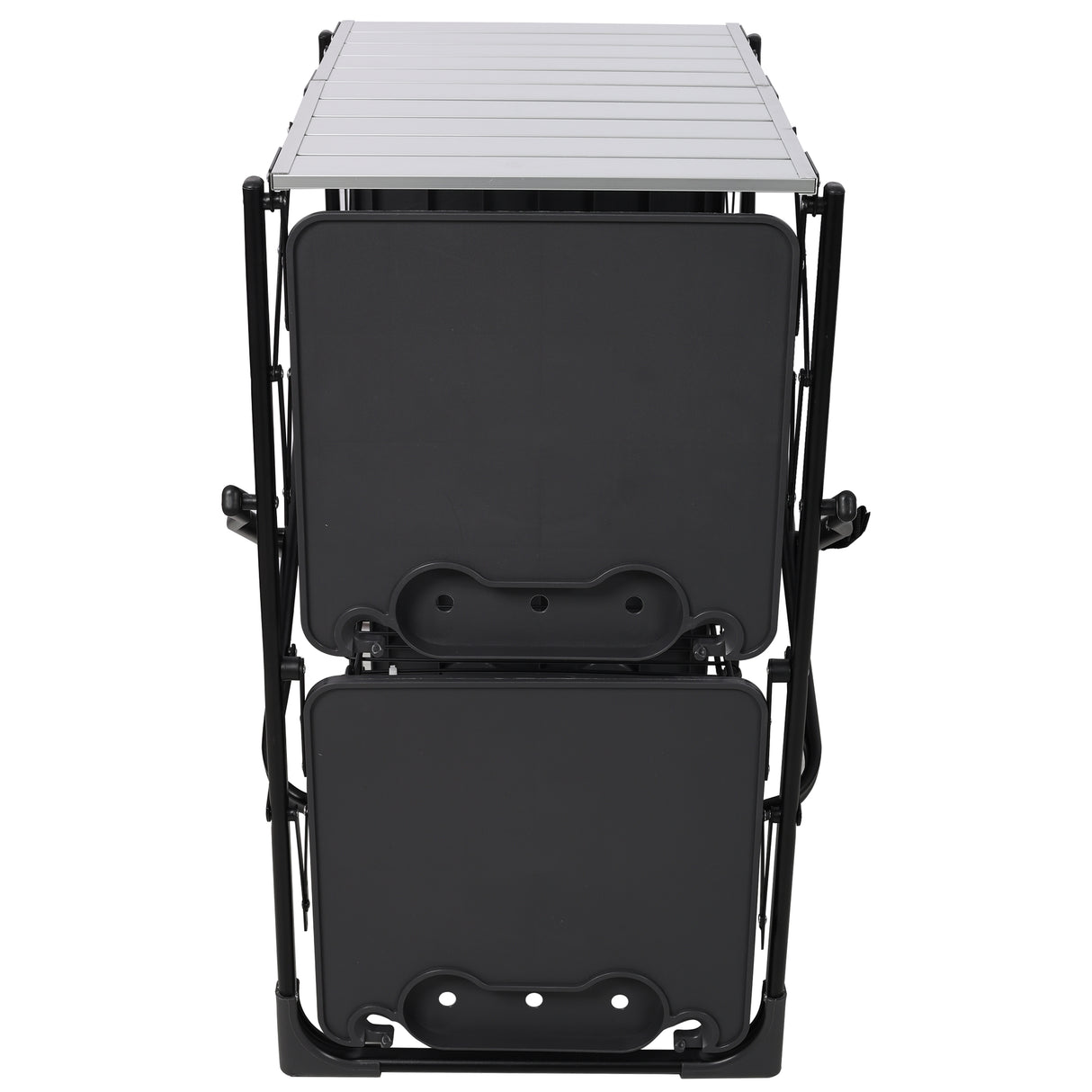Folding Camping Kitchen Table - Portable Outdoor Cooking Station