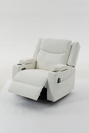 Extra Wide Power Recliner Chair with Heat Massage