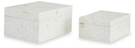 Aldenburg - Box Set (Set of 2) - Cream - Best Buy Furniture