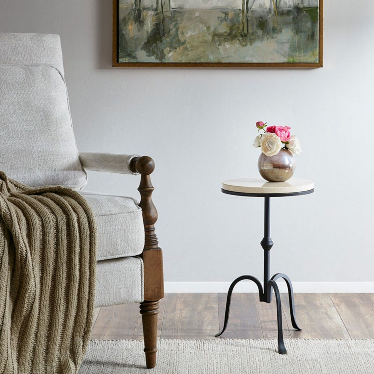 Gaberial - Accent Table With Top - Black