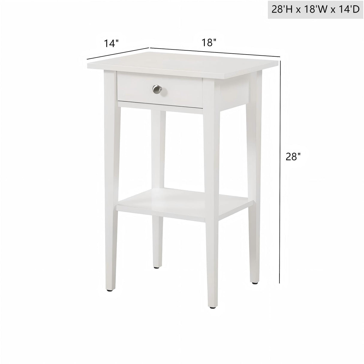 High Quality Wood Nightstand