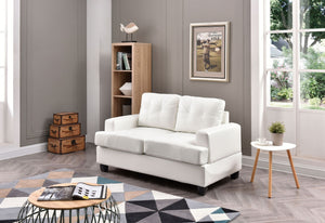 Stylish Transitional Loveseat For Two