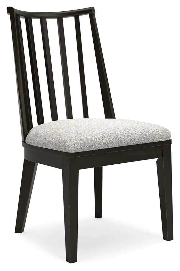 Galliden - Dining Upholstered Side Chair (Set of 2) - Black - Best Buy Furniture