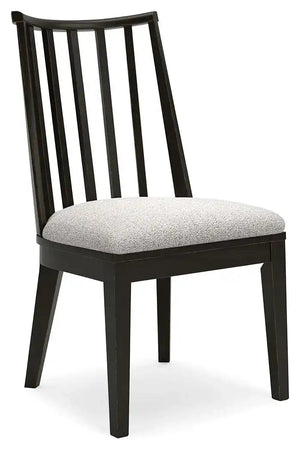 Galliden - Dining Upholstered Side Chair (Set of 2) - Black - Best Buy Furniture