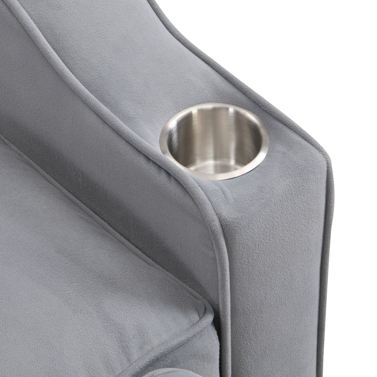 Modern Loveseat With Pullout Bed, Adjustable Reclining Backrest