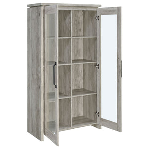Myerson - 2 Door Tall Cabinet - Gray