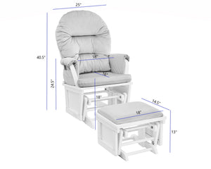 Madison - Glider & Ottoman - Base