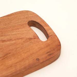 Acacia Wood Cutting Board with Built-In Handle