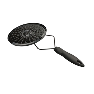Arepa Grill for Stovetop & Gas Burner – Colombian Arepa Grill, Heat Diffuser Plate for Even Cooking, Durable Enamel-Coated Iron with Non-Slip Handle for Flatbreads & Tortillas