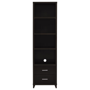 Barnaby - 4 Piece Rectangular Entertainment Center - Cappuccino
