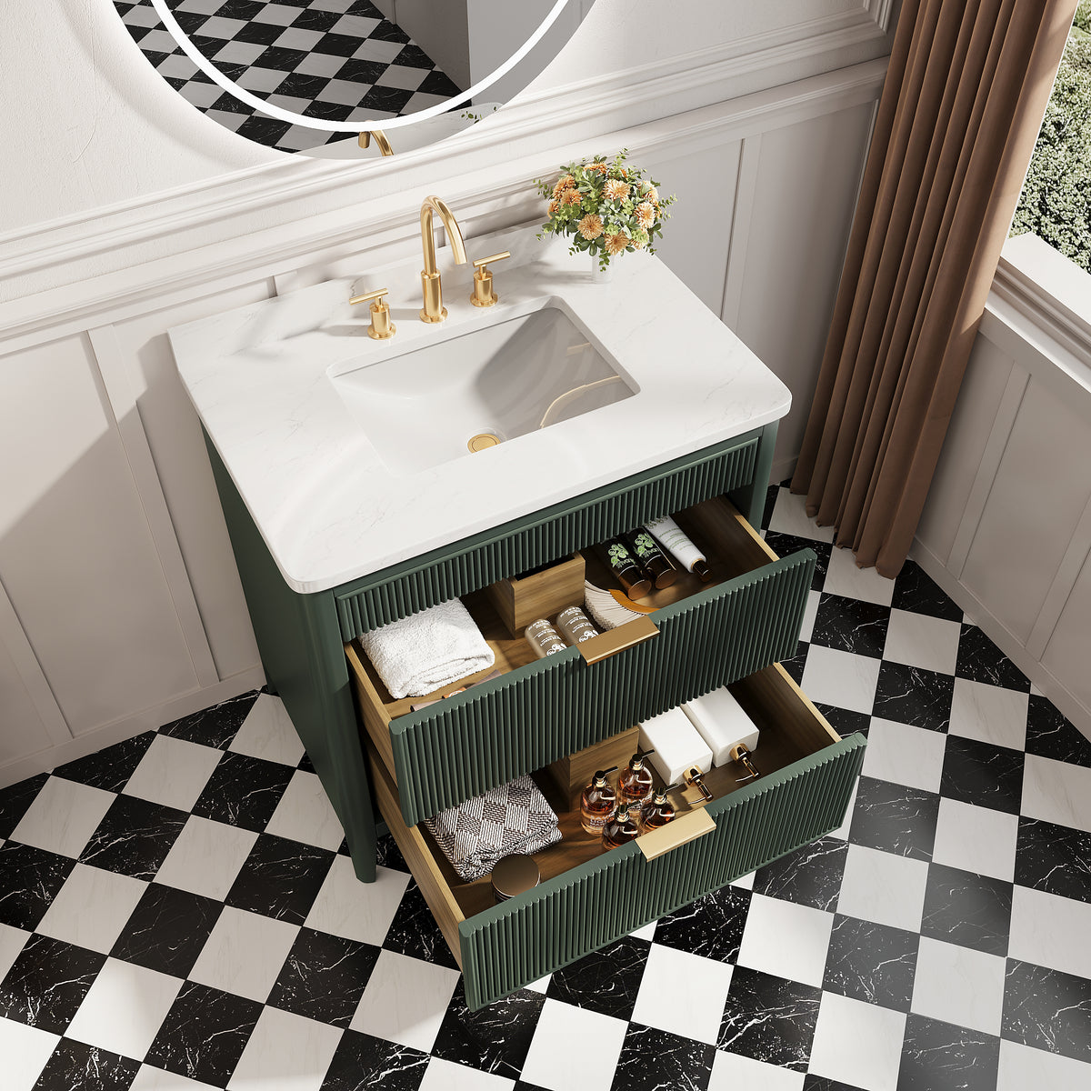 Fully Assembled 36'' Bathroom Vanity