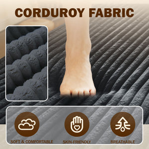 Modern Floor Sofa With 2 Pillows, Convertible Twin Size Folding Mattress For Living Room