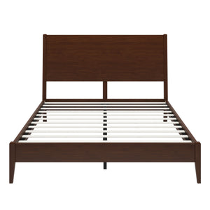 Modern Sled Platform Bed Frame With Slats
