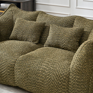 Comfortable Dual Beanbag Chair With High Resilience Foam Core For 2 People