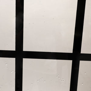 Frameless Fixed Shower Door, Open Entry Design