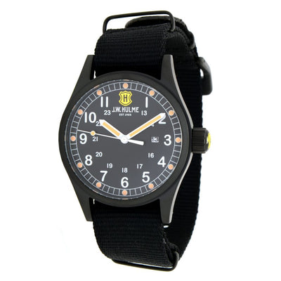 J.W. Hulme 42mm Quartz Date Nylon Strap Watch