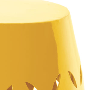Outdoor Side Table With Barrel Shape
