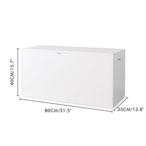 Toy Storage Organizer With Rolling Drawer, Chest With Wheels, Large Pull Out Bin For Nursery - White