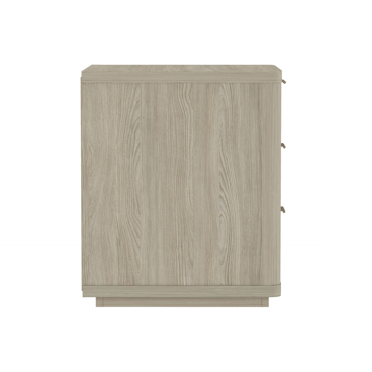 Evelyn - Nightstand With 3 Drawers, Smooth Rounded Edges