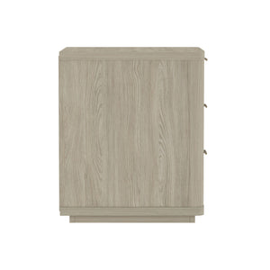 Evelyn - Nightstand With 3 Drawers, Smooth Rounded Edges