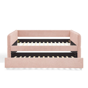 Upholstered Daybed With Pop Up Trundle