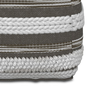 Sommer - Handcrafted Square Pouf