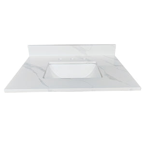 31-Inch Quartz Bathroom Vanity Top