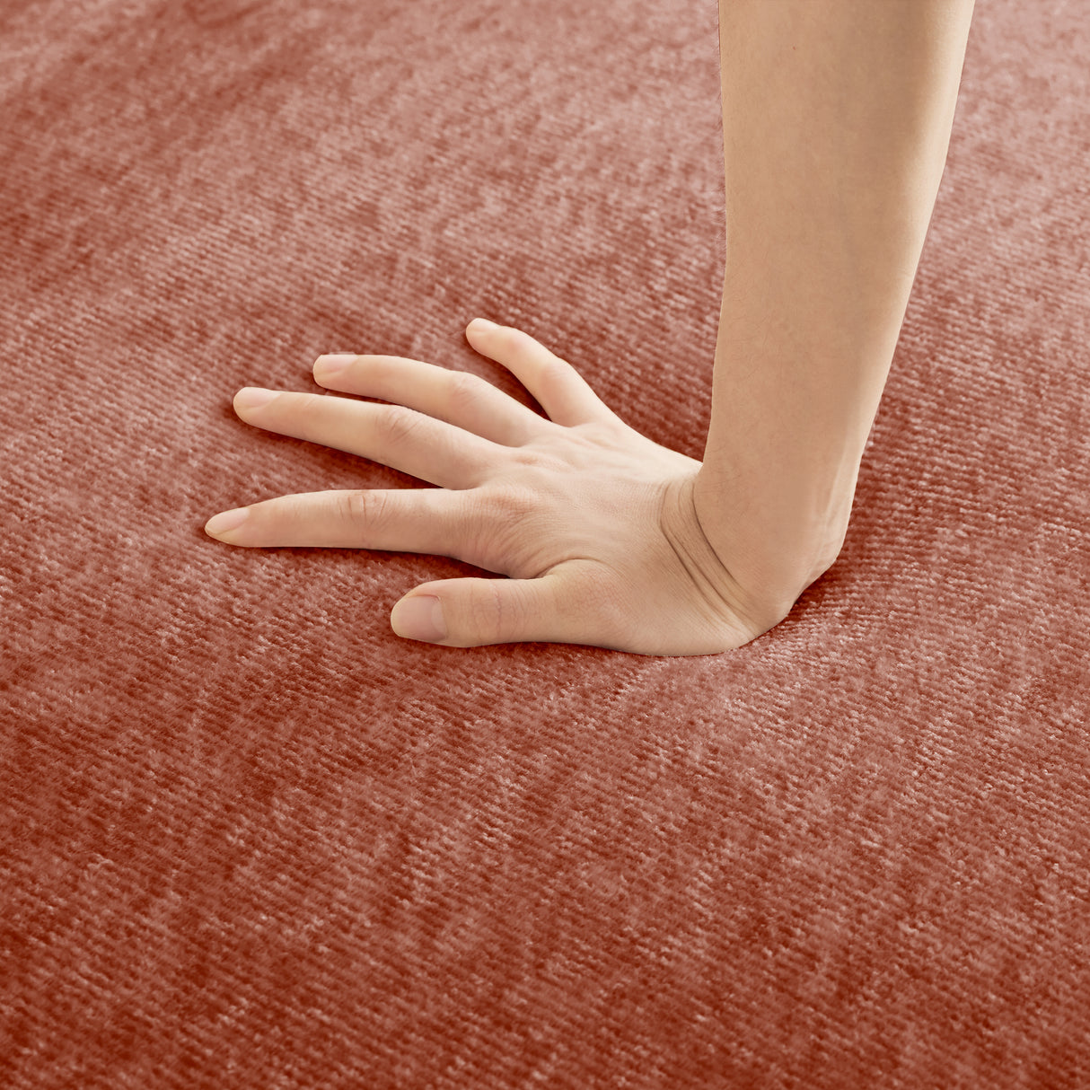 Ottoman Velvet-Red