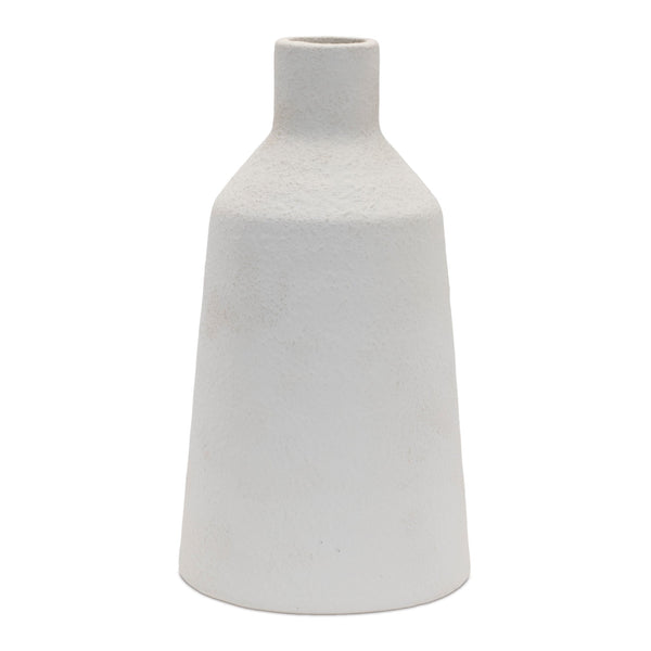 Tapered-stoneware-bottle-vase-(set-of-2)-Vases