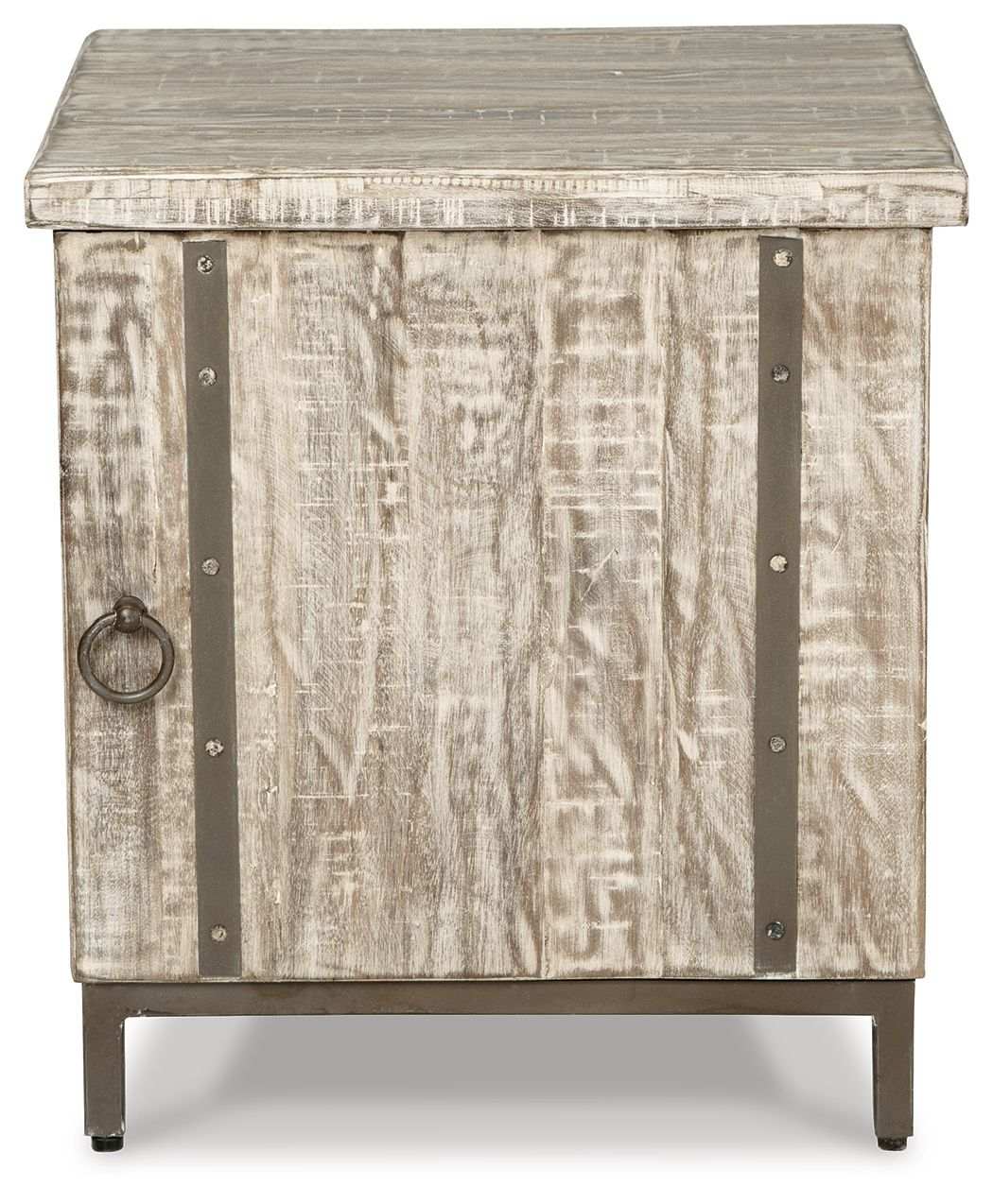 Laddford - Accent Cabinet - Shelf - Whitewash