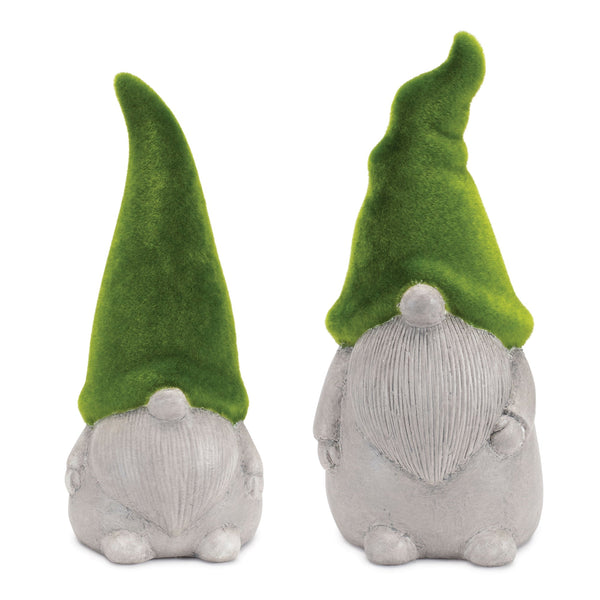 Mossy-terra-cotta-gnome-(set-of-2)-Decorative-Objects