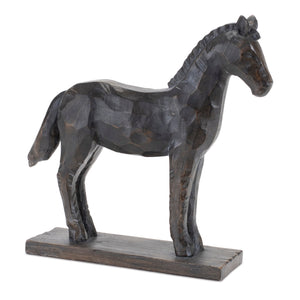 Standing-horse-with-base-(set-of-2)-Decorative-Objects