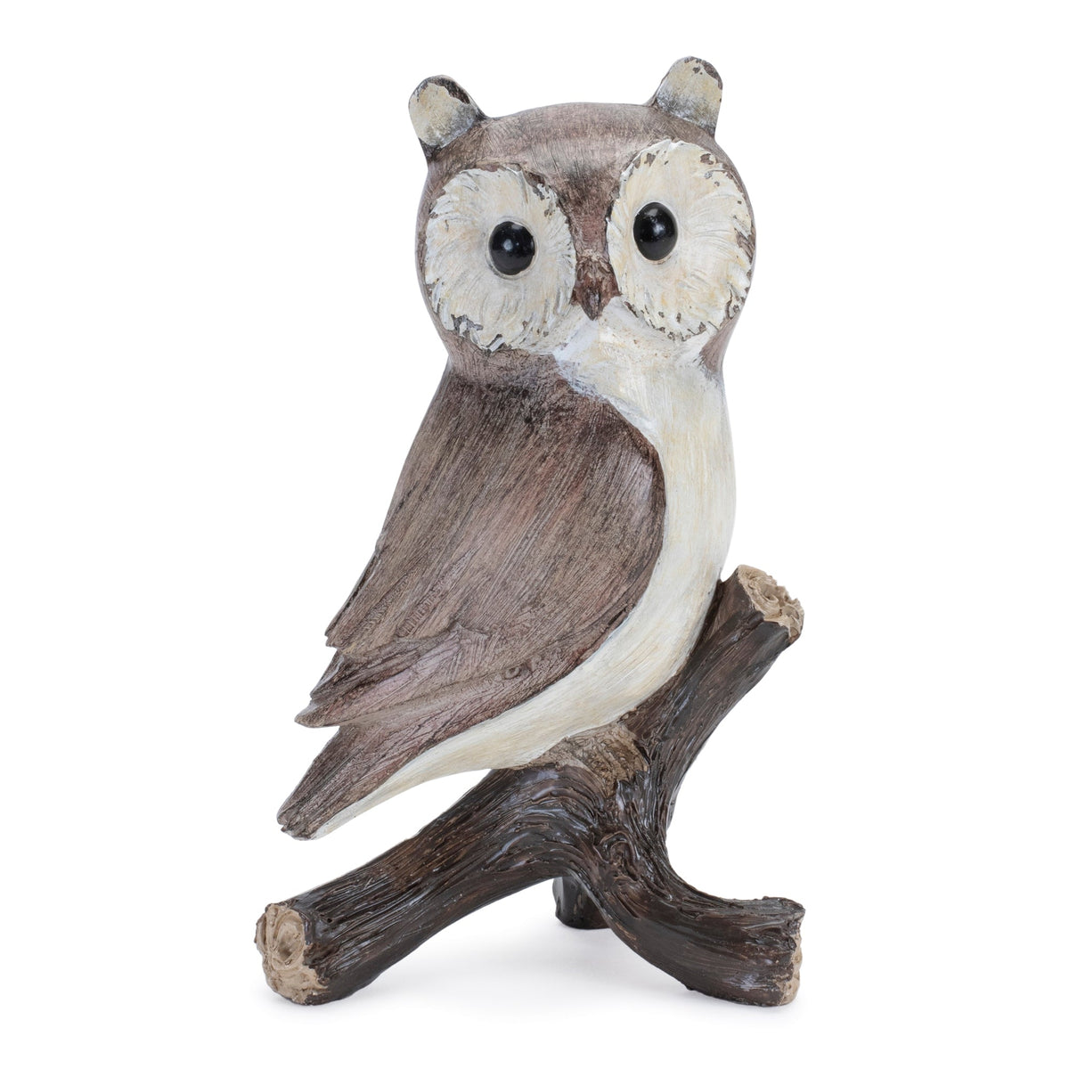 Woodland-owl-on-branch-figurine-(set-of-4)-Figurines