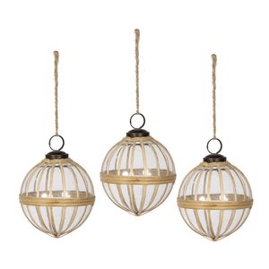 D3.2" X-Mas Hanging Ornament Set of 3