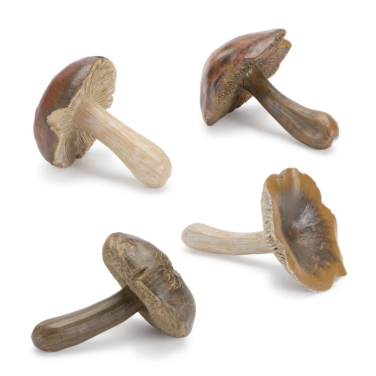 Stone-mushroom-shelf-sitter-(set-of-12)-Garden-Decor