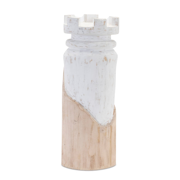 Mango-wood-chess-piece-(set-of-2)-Decorative-Objects