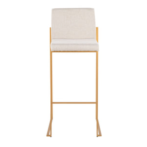 Fuji - Contemporary Design High Back Barstool