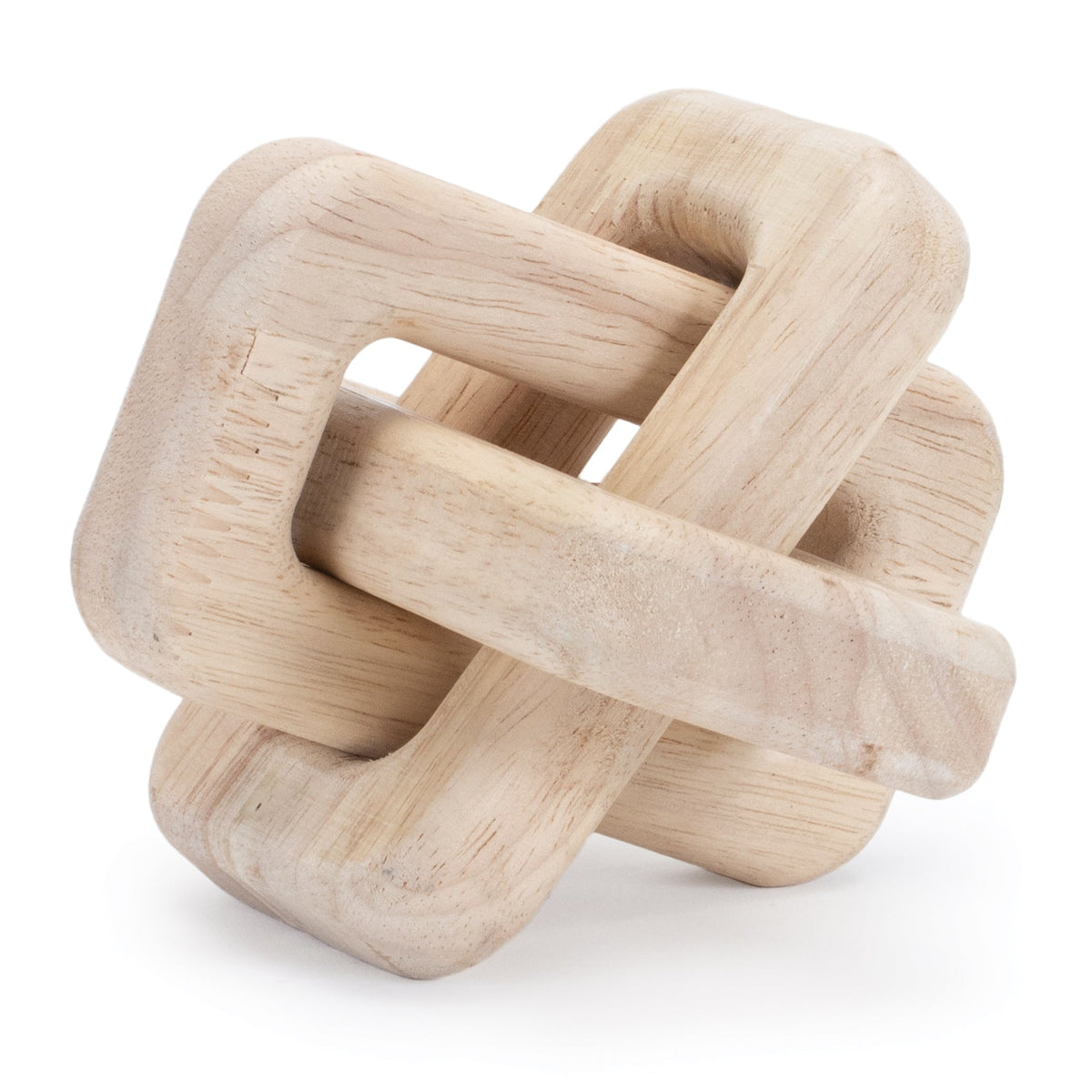 Oak-wood-square-link-decor-(set-of-3)-Decorative-Objects