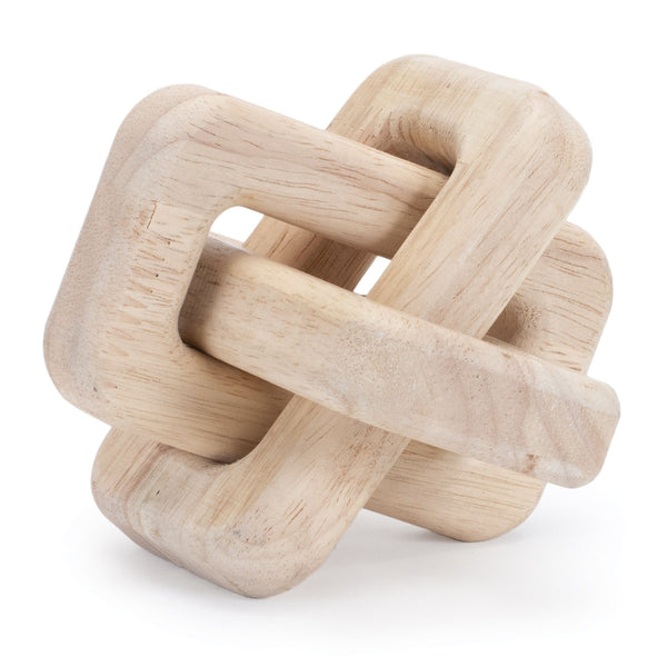 Oak-wood-square-link-decor-(set-of-3)-Decorative-Objects