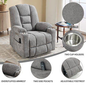 Power Lift Recliner Chair with Massage and Heat