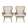 Modern Aesthetic Outdoor Rattan Accent Chair With Metal Legs - Best Buy Furniture