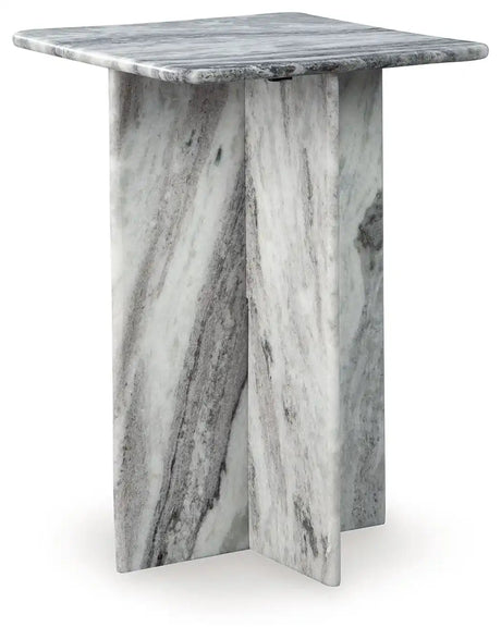 Keithwell - Square Accent Table - Gray - Best Buy Furniture