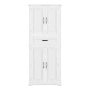 Bathroom Storage Cabinet With Multifunctional Storage Space, Drawer With Slide Rails, Adjustable Shelf