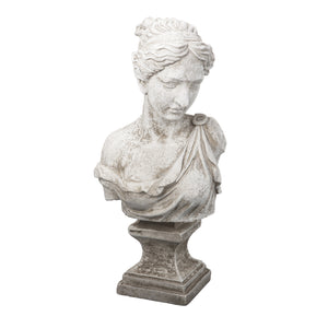 10x9x22" Bust Of Women In Magnesian