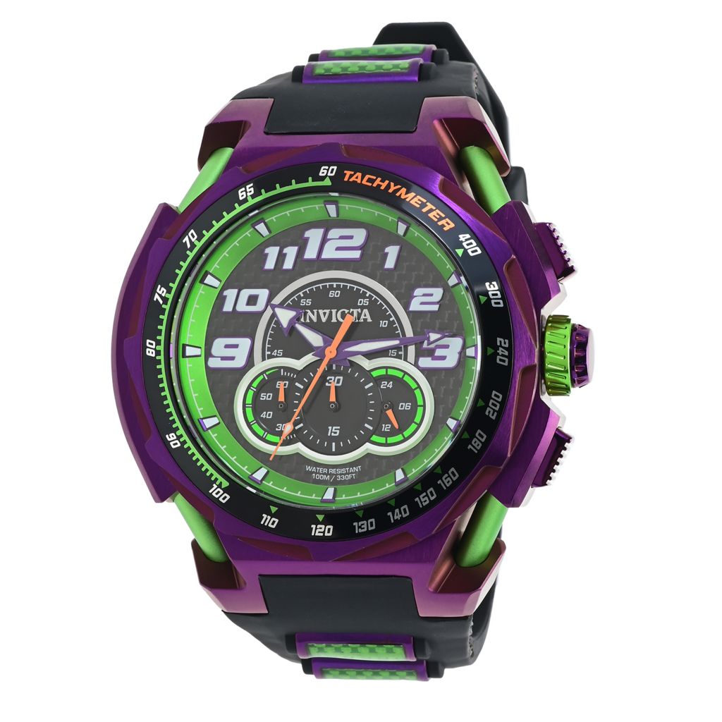 Invicta JM Correa S1 Rally 51mm Qtz Chrono Carbon Fiber Strap Watch