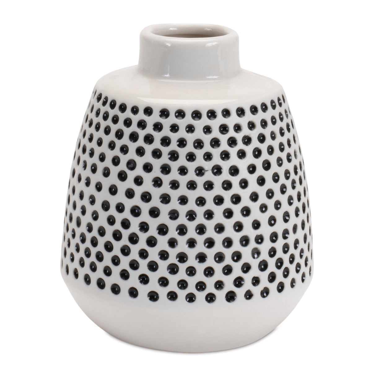 Bubbled Ceramic Bud Vase (Set of 2)